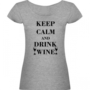 Preview: T-Shirt KEEP CALM AND DRINK WINE
